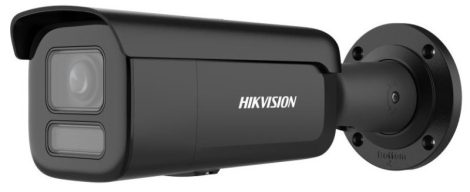 Hikvision DS-2CD2687G2HT-LIZS-B (2.8-12) 8 MP ColorVu WDR motoros IP csőkamera, IR/láthatófény, hang I/O, riasztás I/O, fekete
