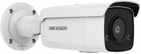 Hikvision DS-2CD2T46G2-ISU/SL (2.8mm)(C) 4 MP AcuSense WDR fix EXIR IP csőkamera, mikrofon, fény-/hangriasztás, riasztás I/O, hang I/O