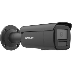   Hikvision DS-2CD2T46G2H-IS2U/SL-B(2.8)eF 4 MP AcuSense WDR fix EXIR IP csőkamera, mikrofon,fény-/hangriasztás, riasztás I/O, hang I/O, fekete