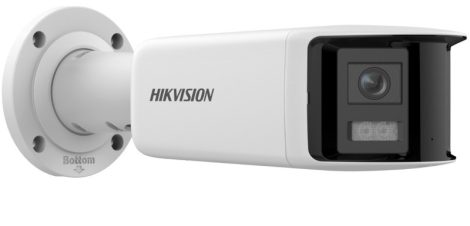 Hikvision DS-2CD2T46G2P-ISU/SL(2.8mm)(C) 4 MP AcuSense fix IP panoráma csőkamera, mikrofon, fény-/hangriasztás, hang I/O, riasztás I/O