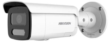 Hikvision DS-2CD2T47G2H-LISU/SL(2.8)(eF) 4 MP WDR fix ColorVu IP csőkamera, IR/láthatófény, fény- és hangriasztás, beépített mikrofon