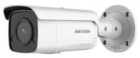 Hikvision DS-2CD2T66G2-ISU/SL (2.8mm)(C) 6 MP AcuSense WDR fix EXIR IP csőkamera, mikrofon, fény- és hangriasztás, riasztás I/O