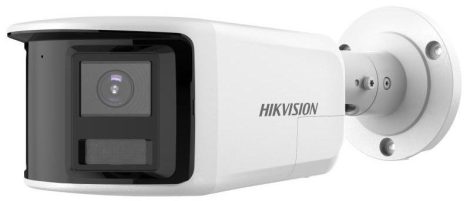 Hikvision DS-2CD2T83G2P-LISU/SL(180) 8 MP WDR panoráma IP csőkamera, IR/láthatófény, fény- és hangriasztás, beépített mikrofon
