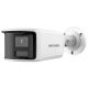 Hikvision DS-2CD2T83G2P-LISU/SL(180) 8 MP WDR panoráma IP csőkamera, IR/láthatófény, fény- és hangriasztás, beépített mikrofon