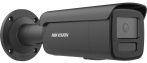   Hikvision DS-2CD2T86G2H-IS2U/SL-B(2.8)eF 8 MP AcuSense WDR fix EXIR IP csőkamera, mikrofon,fény-/hangriasztás, riasztás I/O, hang I/O, fekete