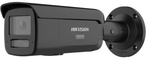 Hikvision DS-2CD2T87G3-LIS2UY/SL-B (2.8) 8 MP WDR fix ColorVu IP csőkamera, IR/láthatófény, fény- és hangriasztás, NEMA 4X, fekete
