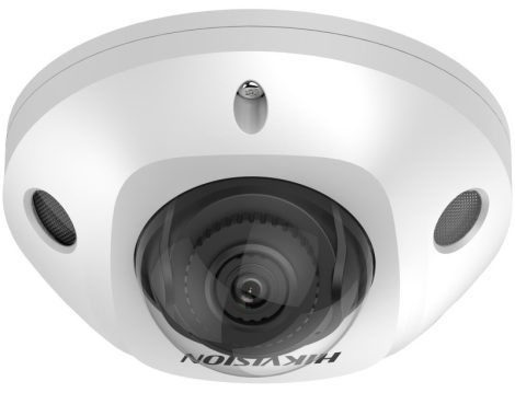 Hikvision DS-2CD3546G2-IS (2.8mm)(H)(eF) 4 MP WDR fix EXIR IP mini dómkamera, mikrofon, hang I/O, riasztás I/O