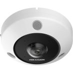   Hikvision DS-2CD63C5G1-IVS (1.29mm) 12 MP 360° vandálb. IR Smart IP fisheye kamera, hang I/O, riaszás I/O, mikrofon/hangsz., ImmerVision