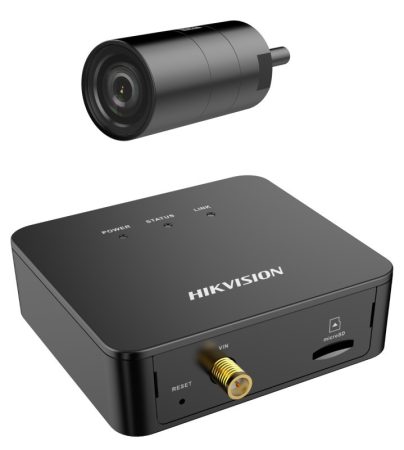 Hikvision DS-2CD6425G1-30 (4mm)8m 2 MP WDR rejtett IP kamera 1 db befúrható kamerafejjel, riasztás I/O, hang I/O