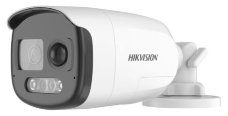 Hikvision DS-2CE12DF3T-PIRXOS (3.6mm) 2 MP ColorVu THD WDR fix csőkamera, villogó fény és hang riasztás, mikrofon, PIR