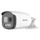 Hikvision DS-2CE12DF3T-PIRXOS (3.6mm) 2 MP ColorVu THD WDR fix csőkamera, villogó fény és hangriasztás, mikrofon, PIR