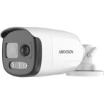   Hikvision DS-2CE12KF3T-PIRXO (2.8mm) 5 MP ColorVu THD WDR fix csőkamera, villogó fény és hang riasztás, PIR