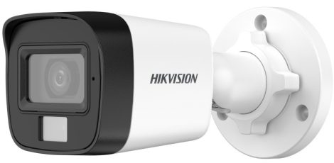 Hikvision DS-2CE16G0T-LFS (2.8mm) 3 MP fix mini THD csőkamera, IR/láthatófény, beépített mikrofon