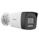 Hikvision DS-2CE16U0T-LXTS (2.8mm) 8 MP fix mini THD csőkamera, IR/láthatófény, kétirányú audio, fény- és hangriasztás