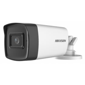   Hikvision DS-2CE17H0T-IT3FS (3.6mm) 5 MP THD fix EXIR csőkamera, OSD menüvel, TVI/AHD/CVI/CVBS kimenet, beépített mikrofon, koax audio