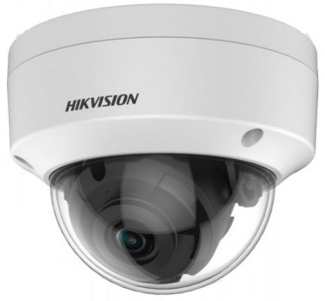 Hikvision DS-2CE57H0T-VPITE (3.6mm)(C) 5 MP THD vandálbiztos fix EXIR dómkamera, 12VDC/PoC