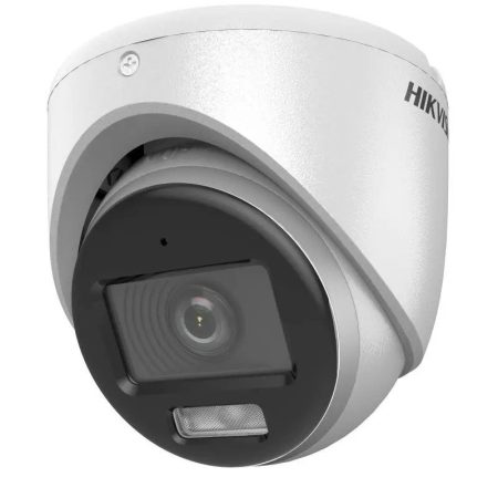 Hikvision DS-2CE70DF0T-LMFS (3.6mm) 2 MP ColorVu fix THD turret kamera, IR/láthatófény, TVI/AHD/CVI/CVBS kimenet, beépített mikrofon