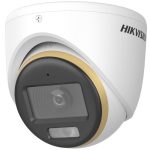   Hikvision DS-2CE70DF3T-LMFS (2.8mm) 2 MP ColorVu fix THD turret kamera, IR/láthatófény, TVI/AHD/CVI/CVBS kimenet, beépített mikrofon