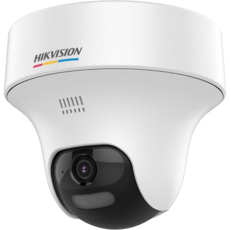 Hikvision DS-2CE70DF3T-PTLXTS (2.8mm) 2 MP ColorVu fix THD PT turret kamera, IR/láthatófény, kétirányú audio, hang és fényriasztás