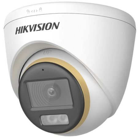 Hikvision DS-2CE72DF3T-LFS (2.8mm) 2 MP ColorVu THD WDR fix turret kamera, IR/láthatófény, beépített mikrofon