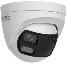   Hikvision DS-2CE72KF3TP-DLS(180) 5 MP ColorVu THD WDR fix dual-lens turret kamera, IR/láthatófény, beépített mikrofon