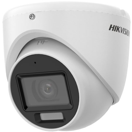 Hikvision DS-2CE76G0T-LMFS (2.8mm) 3 MP fix THD turret kamera, IR/láthatófény, beépített mikrofon