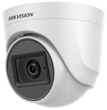 Hikvision DS-2CE76H0T-ITPFS (2.8mm) 5 MP THD fix EXIR turret kamera, TVI/AHD/CVI/CVBS kimenet, mikrofon, koax audio