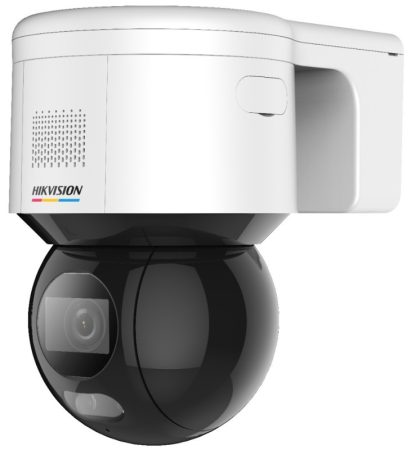 Hikvision DS-2DE3A400BW-DE (F1)(T5) 4 MP ColorVu AcuSense mini IP PT dómkamera, láthatófény, villogó fény-/hangriasztás