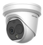   Hikvision DS-2TD1228T-2/QA (B) IP hő- (256x192) 90°x65,4° és láthatófény (4 MP) kamera, -20°C-550°C, villogófény-/hangriasztás
