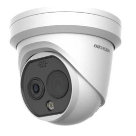  Hikvision DS-2TD1228T-3/QA (B) IP hő- (256x192) 50°x37,3° és láthatófény (4 MP) kamera, -20°C-550°C, villogófény-/hangriasztás