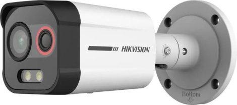 Hikvision DS-2TD2608-1/QA HeatPro IP hő- (96x72) 50°x37° és láthatófény (4 MP) kamera, villogófény-/hangriasztás