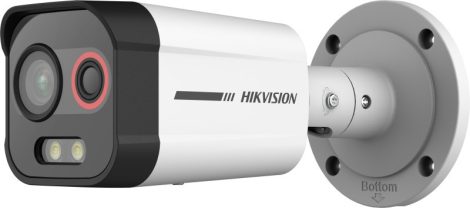 Hikvision DS-2TD2608-2/QA HeatPro IP hő- (96x72) 25°x18,75° és láthatófény (4 MP) kamera, villogófény-/hangriasztás