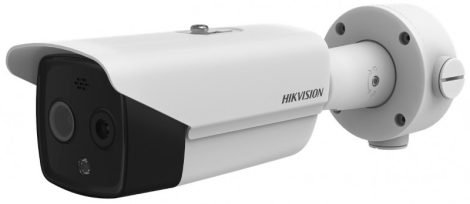 Hikvision DS-2TD2617-3/QA HeatPro IP hő- (160x120) 50°x37° és láthatófény (4 MP) kamera,-20°C-150°C, villogó fény/hangriasztás