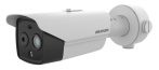   Hikvision DS-2TD2628-7/QA HeatPro IP hő- (256x192) 25°x19° és láthatófény (4 MP) kamera,-20°C-150°C, villogófény-/hangriasztás
