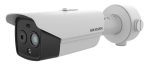   Hikvision DS-2TD2628T-3/QA HeatPro IP hő- (256x192) 50°x37° és láthatófény (4 MP) kamera,-20°C-550°C, villogófény-/hangriasztás
