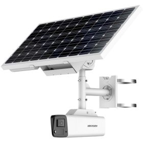   Hikvision DS-2XS2T47G1-LDH/4G/C18S40(4mm 4 MP WDR fix ColorVu IP napelemes csőkamera, láthatófény, 4G, beépített akkumulátor (2x8,4 Ah)