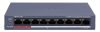 Hikvision DS-3E0109P-E/M (C) 9 portos PoE switch (80 W), 8 PoE + 1 uplink port, nem menedzselhető
