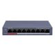 Hikvision DS-3E0109P-E/M (C) 9 portos PoE switch (80 W), 8 PoE + 1 uplink port, nem menedzselhető