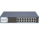 Hikvision DS-3E0116R-O 16 portos switch, 10/100M, nem menedzselhető