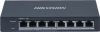 Hikvision DS-3E0508P-O 8 portos Gbit PoE switch (60 W), 4 PoE+ / 4 RJ45, nem menedzselhető