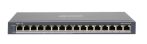   Hikvision DS-3E0516P-O 16 portos Gbit PoE switch (110 W), 8 PoE + 8 nem-PoE port, nem menedzselhető