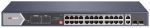   Hikvision DS-3E0528HP-E 28 portos Gbit PoE switch (370 W), 20 PoE+ / 4 HiPoE / 2 RJ45 + 2 SFP uplink port