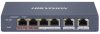 Hikvision DS-3E1106HP-EI 6 portos PoE switch (60 W), 1 HiPoE + 3 PoE+(at) + 2 uplink port, smart menedzselhető Hikvision DS-3E1106HP-EI 6 portos PoE switch (60 W), 1 HiPoE + 3 PoE+(at) + 2 uplink port, smart menedzselhető