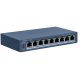 Hikvision DS-3E1309P-EI/M 9 portos PoE switch (60 W), 8 PoE + 1 uplink port, menedzselhető