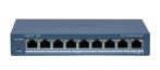   Hikvision DS-3E1309P-EI (B) 9 portos PoE switch (110 W), 8 PoE + 1 uplink port, smart menedzselhető