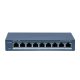 Hikvision DS-3E1309P-EI (B) 9 portos PoE switch (110 W), 8 PoE + 1 uplink port, smart menedzselhető