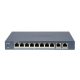 Hikvision DS-3E1310P-EI (B) 10 portos PoE switch (110 W), 8 PoE + 2 RJ45 uplink port, smart menedzselhető