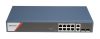 Hikvision DS-3E1512HP-SI-8P2T2F 12 portos Gbit PoE switch (130 W),4 PoE+4 HiPoE+2 SFP uplink port+2 RJ45 Uplink port,menedzselhető