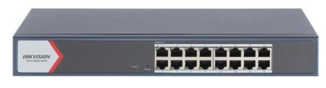Hikvision DS-3E1516-EI(V3) 16 portos gigabit switch, smart menedzselhető