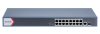 Hikvision DS-3E1518P-EI(V2) 18 portos PoE switch (230 W), 16 PoE + 1 kombinált uplink port + 1 SFP uplink port, menedzselhető